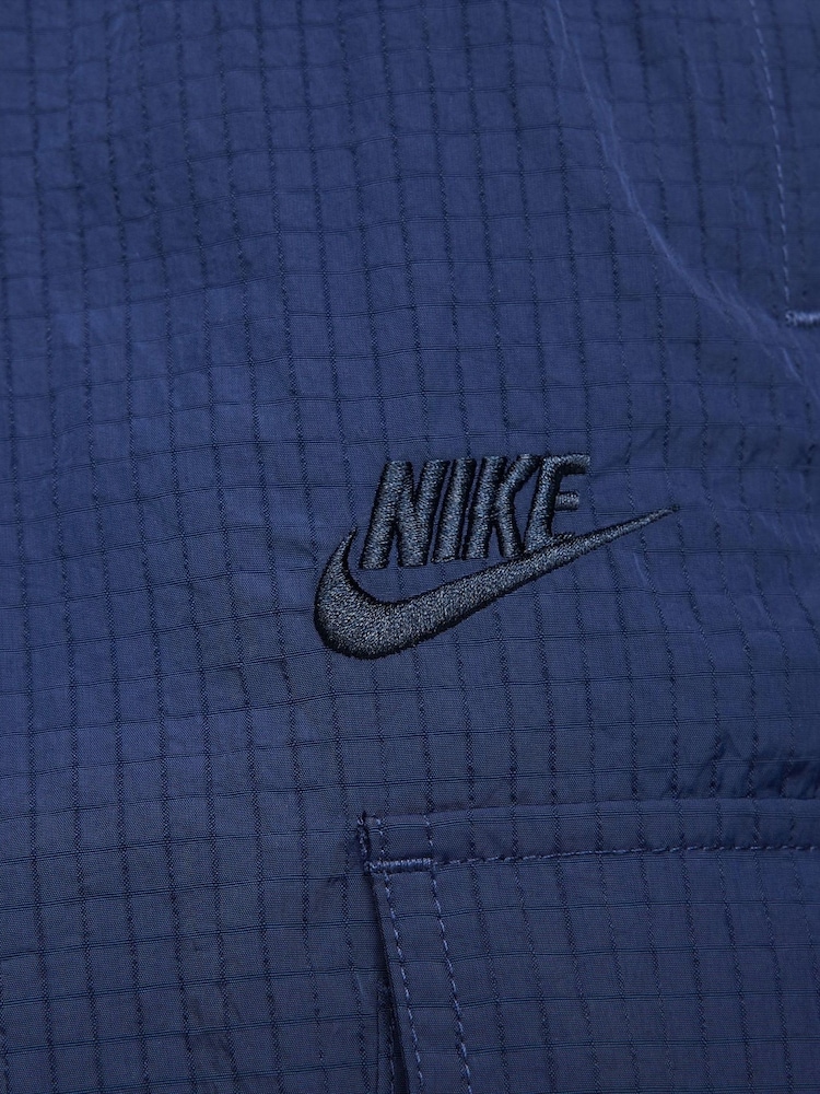 Nike Navy Sports Utility Woven Cargo Joggers - Image 9 of 9
