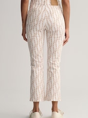 GANT White Chain Print Jeans - Image 4 of 5