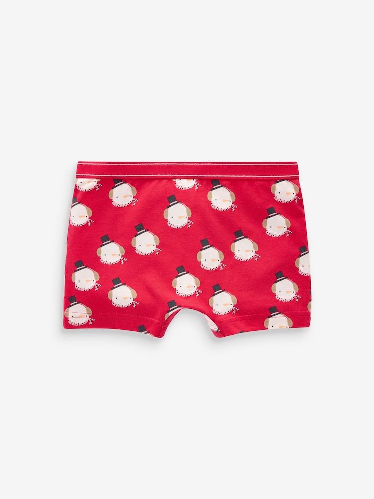 Rot - Weihnachtsshorts Slips 3er-Pack (2-16 Jahre) - Bild 2 von 7 Rot - Weihnachtsshorts Slips 3er-Pack (2-16 Jahre) - Bild 2 von 7