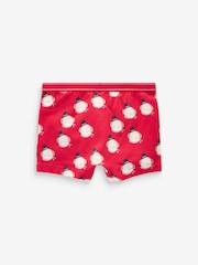 Red Christmas Shorts Briefs 3 Pack (2-16yrs) - Image 3 of 7