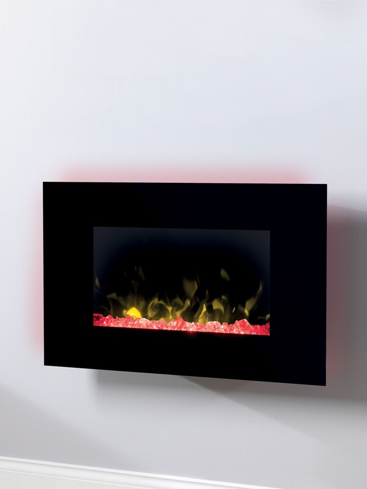 Dimplex Black Toluca Deluxe Electric Wall Fire - Image 1 of 9