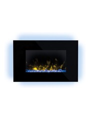 Dimplex Black Toluca Deluxe Electric Wall Fire - Image 5 of 9