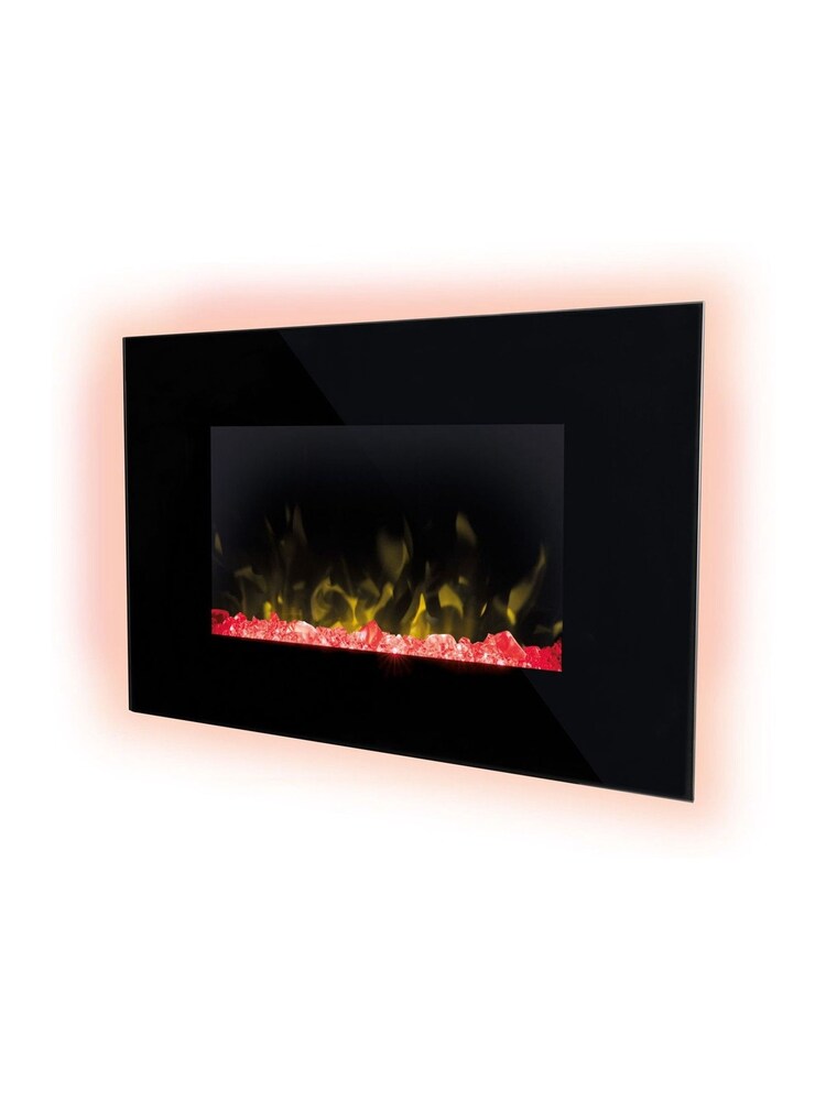 Dimplex Black Toluca Deluxe Electric Wall Fire - Image 9 of 9
