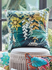 Prestigious Textiles Hidden Paradise Botanical Feather Filled Cushion - Image 1 of 5