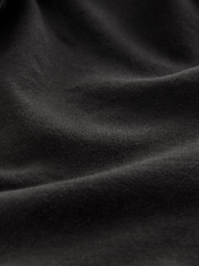 Black 100% Cotton Lightweight Zip Up Hoodie - Image 8 of 8