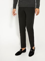 Dune London Black Sensory Velvet Saddle Loafers - Image 6 of 6