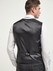 Black Check Waistcoat - Image 2 of 4