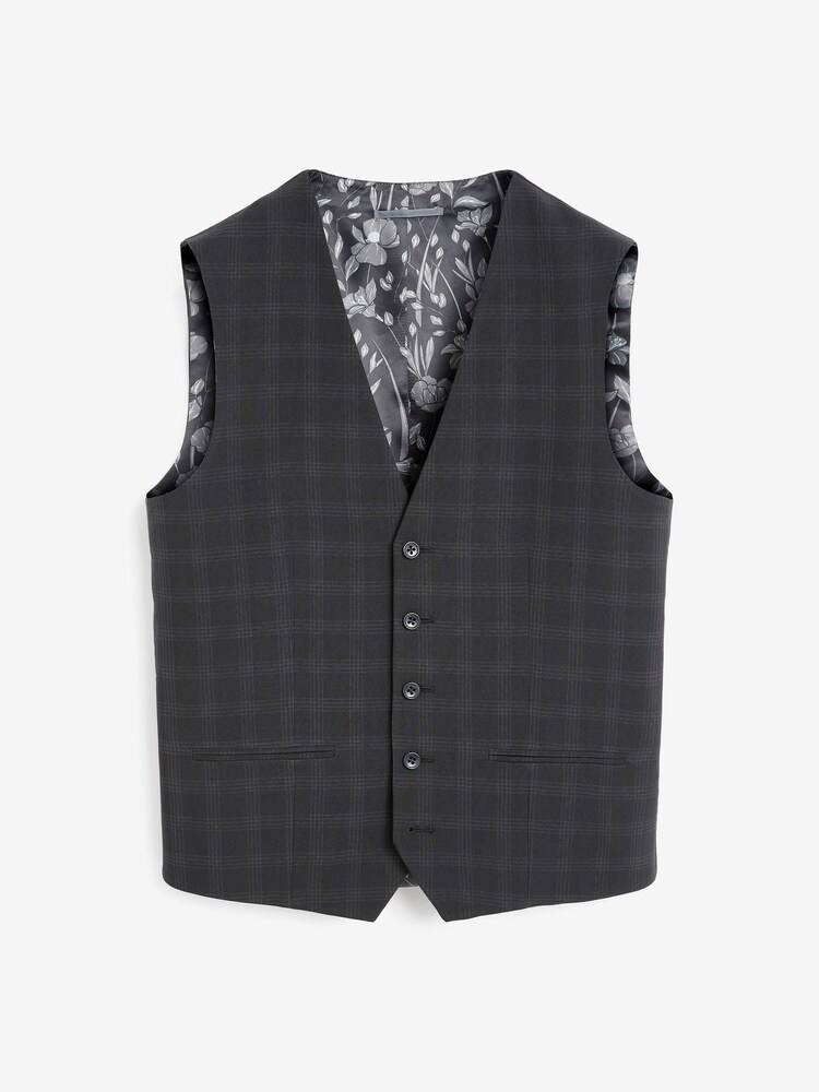 Black Check Waistcoat - Image 4 of 4