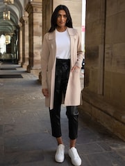 Threadbare Cream Tailored Coatigan - Image 3 of 4