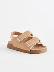 Baker by Ted Baker Boys Suede Footbed Sandals - Image 3 of 6