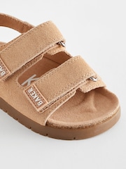 Baker by Ted Baker Boys Suede Footbed Sandals - Image 6 of 6