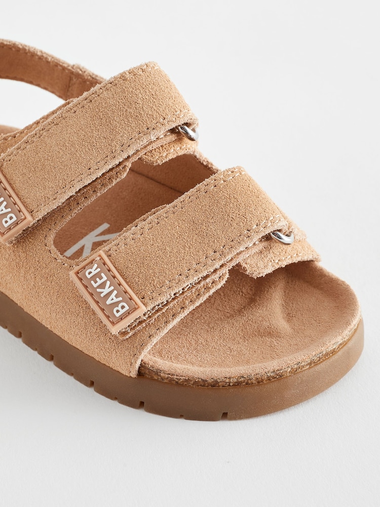 Hellbraun - Baker By Ted Baker Sandalen mit Fußbett aus Veloursleder für Jungen - Bild 6 von 6 Hellbraun - Baker By Ted Baker Sandalen mit Fußbett aus Veloursleder für Jungen - Bild 6 von 6
