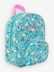 JoJo Maman Bébé Personalised Duck Floral Print Toddler Rucksack - Image 1 of 2