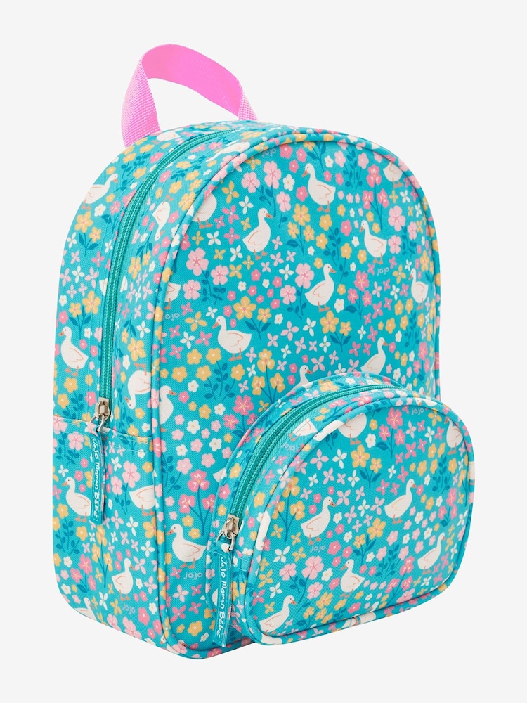 JoJo Maman Bébé Personalised Duck Floral Print Toddler Rucksack - Image 2 of 2