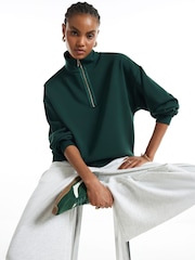 River Island Premium Funnel Neck Sweatshirt - Image 1 de 4