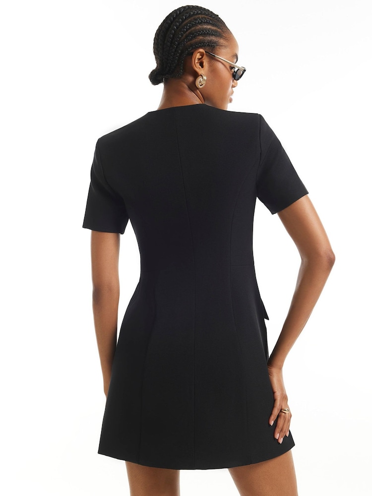 River Island Black Tailored Dress - Image 4 of 4 River Island Black Tailored Dress - Image 4 of 4