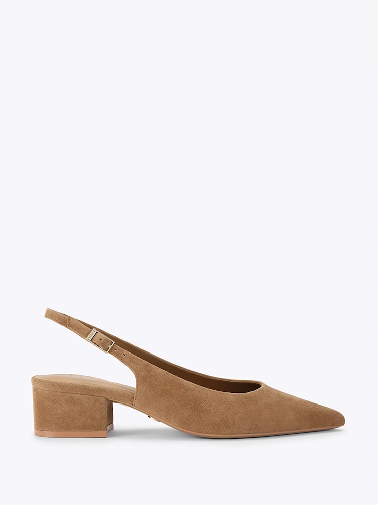 Carvela Brown Armonia Sling Heels - Image 1 of 4 Carvela Brown Armonia Sling Heels - Image 1 of 4