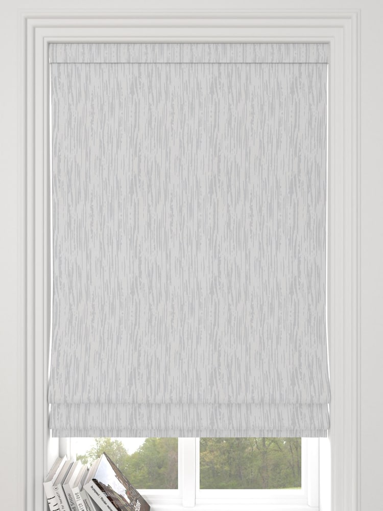 Silver Grey Kally Made To Measure Roman Blinds - Image 1 of 5