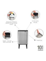 Brabantia Silver Bo Waste Bin Hi 4L - Image 5 of 5