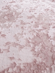 Catherine Lansfield Pink Crushed Velvet Duvet Cover and Pillowcase Set - Image 4 of 4