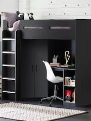 Julian Bowen Anthracite Hercules High Sleeper Storage Bed - Image 1 of 3