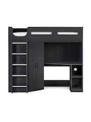 Julian Bowen Anthracite Hercules High Sleeper Storage Bed - Image 3 of 3