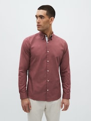 Pink Stretch Oxford Long Sleeve Shirt - Image 1 of 8