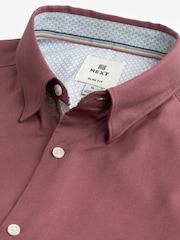 Pink Stretch Oxford Long Sleeve Shirt - Image 7 of 8
