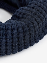 Navy Blue Knitted Snood (3-16yrs) - Image 5 of 5