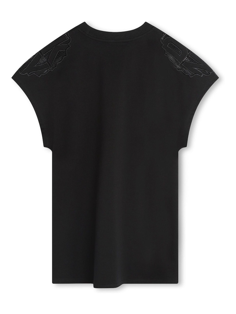 DKNY Kurzärmeliges T-Shirt mit Logo, Schwarz - Bild 2 von 2 DKNY Kurzärmeliges T-Shirt mit Logo, Schwarz - Bild 2 von 2