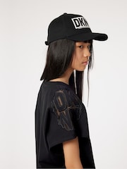 DKNY Kurzärmeliges T-Shirt mit Logo, Schwarz - Bild 3 von 6