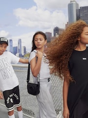 DKNY Kurzärmeliges T-Shirt mit Logo, Schwarz - Bild 4 von 6