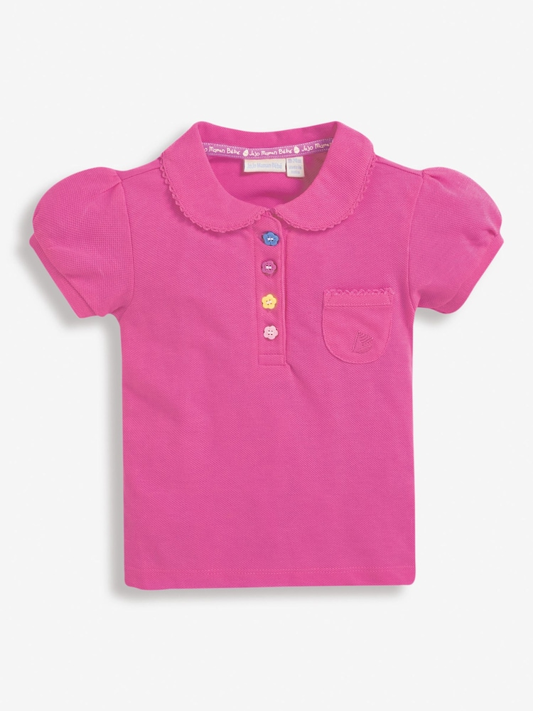 JoJo Maman Bébé Orchid Polo Shirt - Image 1 of 1