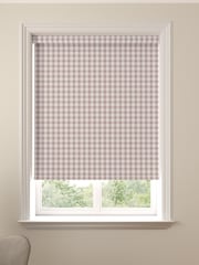 Rose Pink Gingham Made To Measure Roller Blind - Image 1 of 5