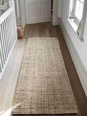 Natural Woven Jute Runner - Image 1 of 4
