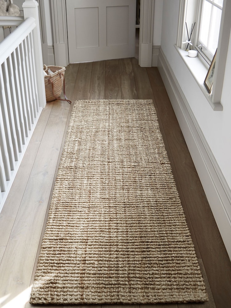 Natural Woven Jute Runner - Image 1 of 4