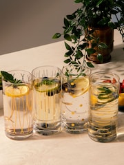 Mikasa Set of 4 Clear Cheers Highballs - Image 2 of 4