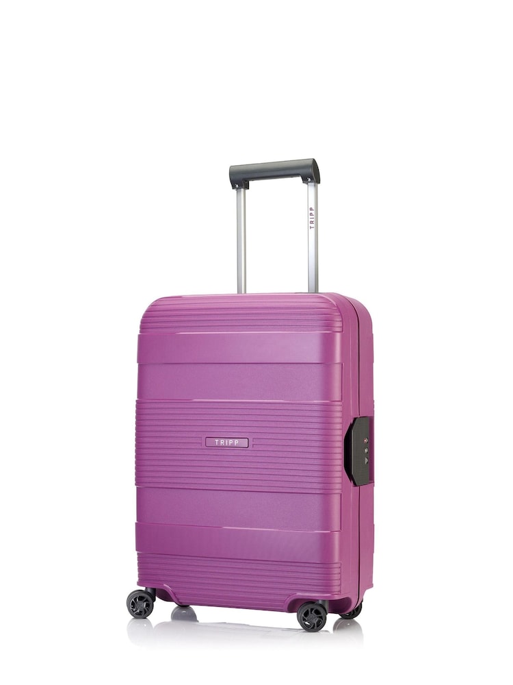 Tripp Purple Supreme Lock Cabin 4 Wheel Suitcase 56cm - Image 1 of 5