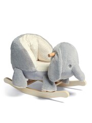 Mamas & Papas Grey Ellery Elephant Rocking Animal - Image 1 of 5