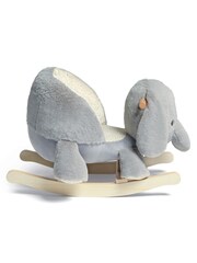 Mamas & Papas Grey Ellery Elephant Rocking Animal - Image 2 of 5