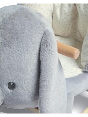 Mamas & Papas Grey Ellery Elephant Rocking Animal - Image 3 of 5