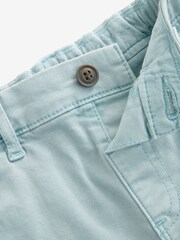 Light Blue Washed Chinos Shorts (12mths-16yrs) - Image 2 of 2