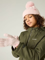 Regatta Pink Cable Pom Hat and Gloves Accessory Set - Image 3 of 9