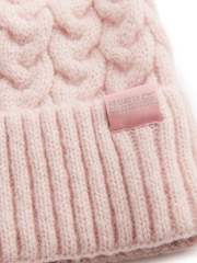 Regatta Pink Cable Pom Hat and Gloves Accessory Set - Image 8 of 9
