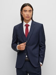 BOSS Blue BOSS Jasper Wool Blend Regular Fit Suit Jacket - Image 1 of 6