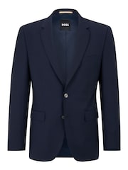 BOSS Blue BOSS Jasper Wool Blend Regular Fit Suit Jacket - Image 6 of 6