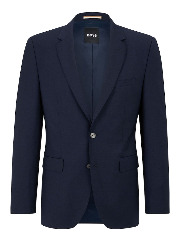 BOSS Blue BOSS Jasper Wool Blend Regular Fit Suit Jacket - Image 6 of 6