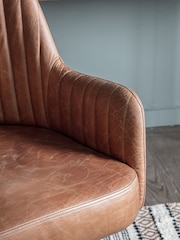 Gallery Home Brown Curie Swivel Chair - Image 2 of 3