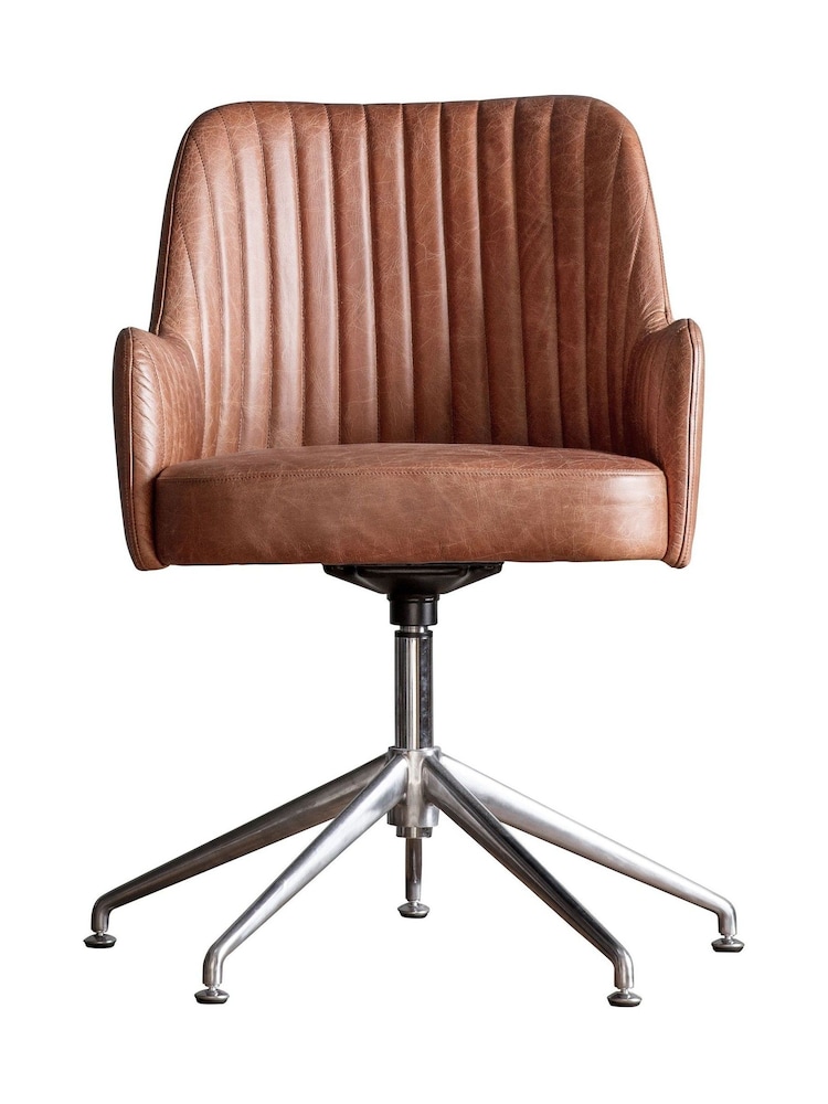 Gallery Home Brown Curie Swivel Chair - Image 3 of 3