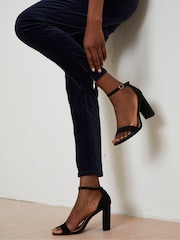 FatFace Blue Isobelle Velvet Trousers - Image 4 of 6